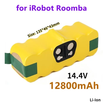 14,4 В 12800 мАч Сменный NI-Mh Аккумулятор Для iRobot Roomba 500 600 700 800 Серии Roomba 880 760 530 555 560 581 620 650