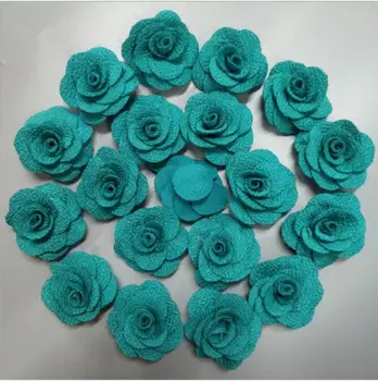 200 шт./пакет Зеленая Шелковая роза ручной работы Диаметром 3,5 см, искусственный цветок для украшения свадебного букета, аксессуары для волос своими руками