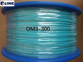 2500mtr 0,9 мм натянутый волоконно-оптический кабель OM3-300 многомодового цвета aqua для волоконных косичек ftth оптоволоконный провод 2,5 км/рулон ELINK