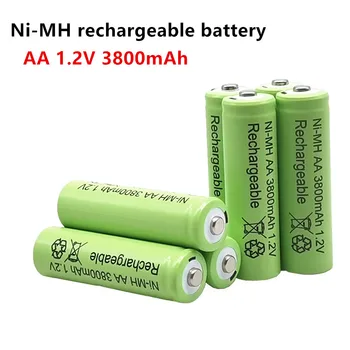 3800 мАч Батарея AA 1,2 В Ni-MH аккумуляторная батарея для игрушечного пульта дистанционного управления Аккумуляторные батареи AA 1,2 В батарея 3800 мАч