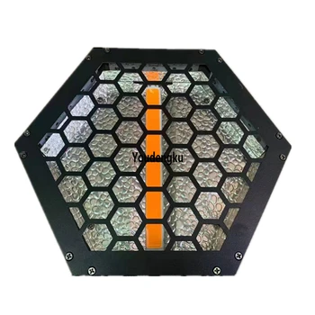 4pcs 6Hexagon LED RGB Stage Light Design Матричные Светильники Для Фона Дискотеки светодиодная вспышка hex matrix bar atmosphere