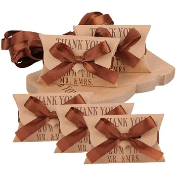 5шт Новая коробка конфет Tiktok Свадебная вечеринка Коробка для упаковки конфет Оптовая подарочная коробка Упаковка для подушек Упаковка для печенья Упаковка для коробок