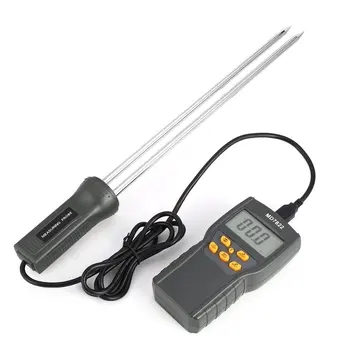 MD7822 Цифровой измеритель влажности зерна, ЖК-термометр, гигрометр влажности, детектор влажности воды, тестер пшеницы, кукурузы, риса