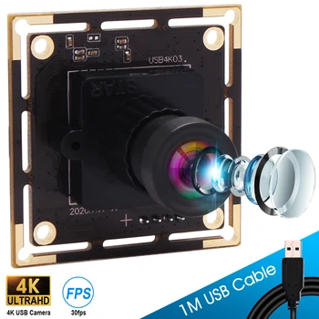 OEM 4K HD 38x38mm/32x32mm mini usb модуль камеры бесплатный драйвер Подключи и играй широкоугольный с объективом 2,8 мм