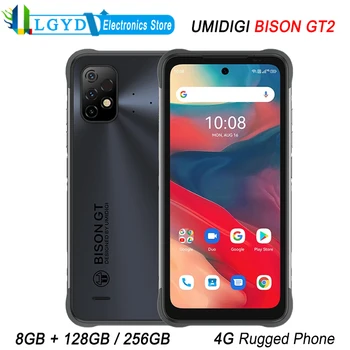 UMIDIGI BISON GT2 4G Глобальный прочный телефон 8 ГБ ОЗУ 128 ГБ 256 ГБ ПЗУ 6,5 