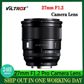 Viltrox 27 мм Объектив F1.2 Pro APS-C с автоматической Фокусировкой и Большой диафрагмой Объектив Камеры Для Fuji X-T4 X-T5 X-T20 X-T30 X-H2S X-Pro3 Mount Camera