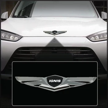 Автомобильные наклейки для модификации автомобиля, 3D металлический значок, наклейка на капот, высококачественные декоративные наклейки для Suzuki IGNIS с логотипом, автомобильные аксессуары