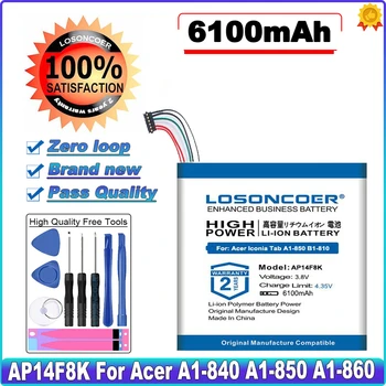 Аккумулятор для ноутбука 6100 мАч AP14F8K для Acer Iconia Tab A1-840 A1-850 A1-860 B1-810 B1-820 B1-830 W1-810 B1-850 WiFi 16 ГБ GT-810