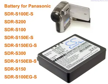 Аккумулятор камеры 760 мАч CGA-S303 для Panasonic SDR-S200, SDR-S100, SDR-S300, SDR-S150, SDR-S100E-S, SDR-S150E-S