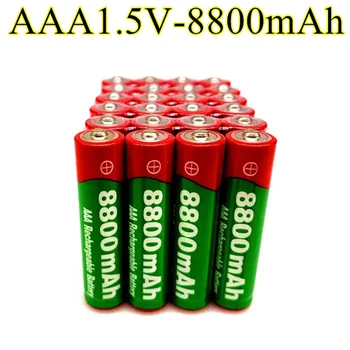 Аккумуляторная батарея AAA 8800 мАч, 1,5 В, 8800 мАч, перезаряжаемая, новая, Alcalinas, batterie