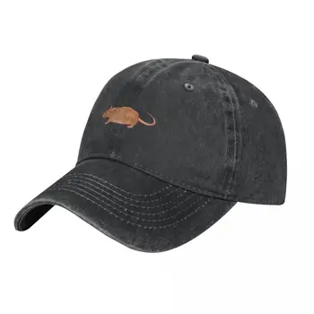 бейсбольная кепка с акварельной крысой, шляпа 