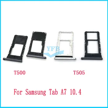 Для Samsung Galaxy Tab A7 10.4 T500 T505 Считыватель Sim-карт, лоток для SD-карт, слот для адаптера, запасная часть