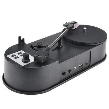 Мини-проигрыватель виниловых пластинок Граммофон с прямым вращением U-диска MP3 с двойной скоростью 33