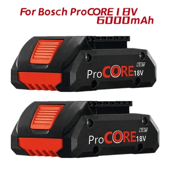 Модернизированный Литий-ионный аккумулятор 18V 6.0Ah для Procore 1600A016GB для аккумуляторной электроинструментальной Дрели Bosch 18 Вольт Max, 2100 встроенных элементов