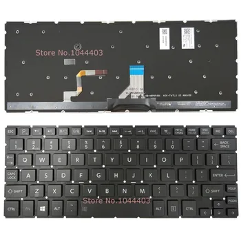 Новая клавиатура для ноутбука toshiba Satellite P20W-C P25W-C 9Z.N8PBU.701 0KN0-DV1US13 US С подсветкой Без рамки