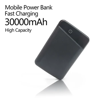 Новый блок питания, зарядное устройство для мобильного телефона емкостью 30000mAh, быстрая зарядка через USB, внешний аккумулятор Samsung для iPhone