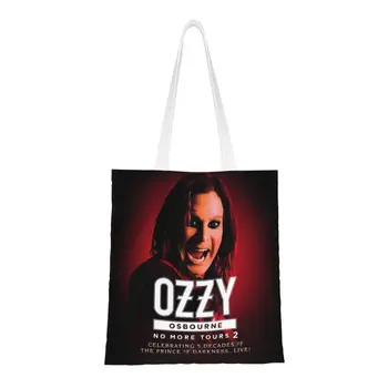 Оззи Осборн, британский рок-хеви-метал Певец, Сумки для покупок, Женские Сумки на заказ, Холщовые сумки для покупок, сумки через плечо, Сумки