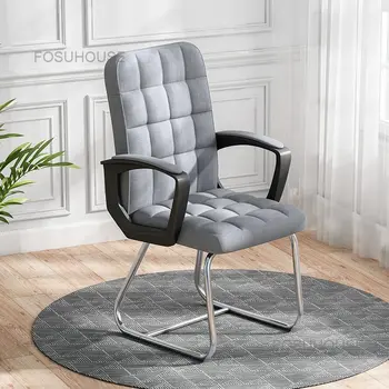 Офисные стулья для студентов с Скандинавской спинкой, Современная офисная мебель, Простой Компьютерный стул, Латексное кресло, Игровое кресло для дома в общежитии