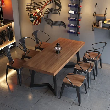 Роскошный обеденный стол из массива дерева в скандинавском квадратном стиле, обеденный стол и стулья для гостиной, дизайнерский гарнитур для кухни Mesas De Comedor