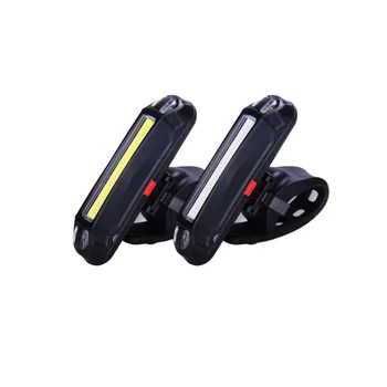 Светодиодный задний фонарь для велосипеда, Многорежимная сигнальная лампа для езды на велосипеде, Водонепроницаемый USB-перезаряжаемый Передний задний фонарь с автоматическим отключением