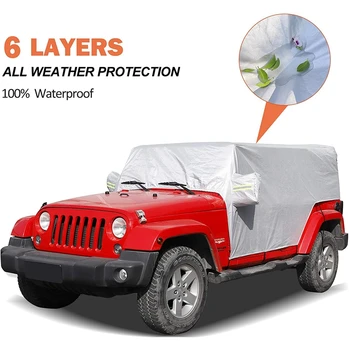 Солнцезащитный Козырек для Jeep Wrangler JK JL 4 Двери 2007-2021 Снег Дождь Пылезащитный УФ-Протектор Кузова Автомобиля
