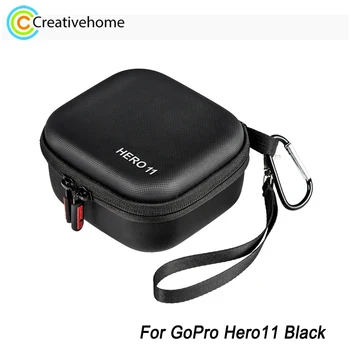 Сумка для хранения из искусственной кожи STARTRC для камеры GoPro Hero11 Black с алмазной текстурой, водонепроницаемая защитная сумка с ручной веревкой