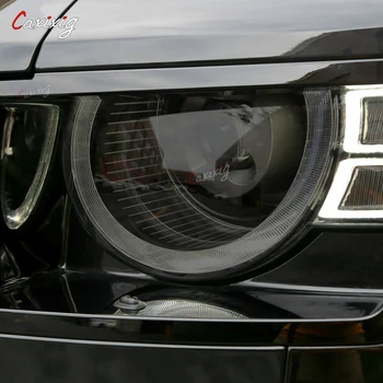 Тонировка автомобильных фар, Дымчато-черная Защитная пленка, наклейка из ТПУ для Land Rover Discovery 4 5 Defender Range Rover Sport Evoque Velar