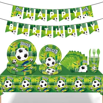 Футбольные воздушные шары, украшения для вечеринки по случаю Дня рождения, Фольга Globos, Бумажный Стаканчик для мальчиков, Воздушный шар с номером, Футбольный мяч, Спортивные принадлежности для вечеринок
