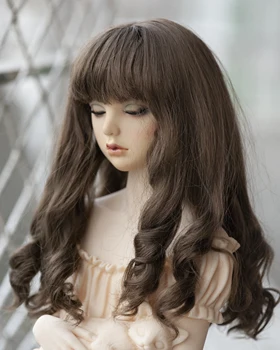 1/3 Кукольного парика Темно-коричневый французский кудрявый парик BJD для Volks SD Dollife Dream Smart Doll Feeple и Pullip