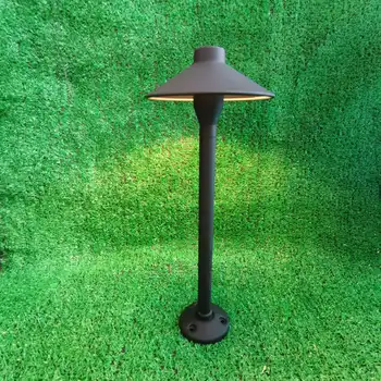 1 шт. 12 Вт COB водонепроницаемая светодиодная лампа для садовой лужайки, современный алюминиевый столб, наружный двор, вилла, ландшафтный газон, столбы, освещение
