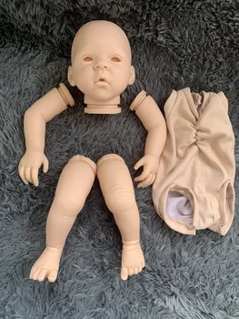 18-дюймовый набор кукол-реборнов Santina LouLou Свежие цветные незаконченные неокрашенные части куклы с телом и глазами Bebe Reborn Supply