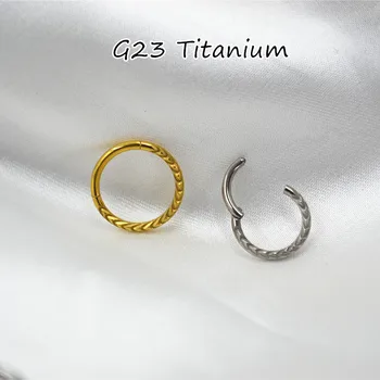 20 штук украшений для тела, пирсинг -G23, Титановая спираль для ушей, Козелковый хрящ, верхняя серьга, кликер для носа, кольцо для перегородки