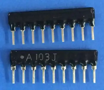200 шт./лот Сетевой резистор 9pin 1/8 Вт 5% A09-103JP A103J 10K A09-331JP A331J 330R 4,7K 1K 2,2K 3,3K 20K Исключение DIP