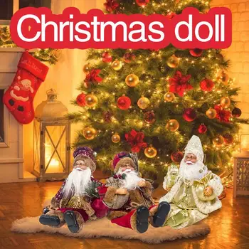 2020 НОВЫЕ рождественские украшения Рождественские куклы Украшения для Рождественской елки Инновационные украшения в виде Лося, Санты и Снеговика