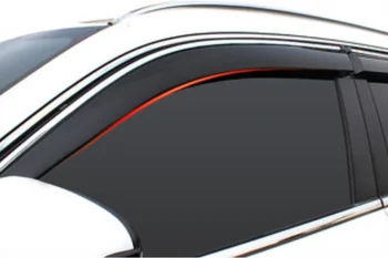 4 шт. Ветрозащитный козырек от дождя/солнца, вентиляционное отверстие для Kia K5 2011-2015 Для стайлинга автомобилей