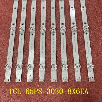 6LED Светодиодная Лента Подсветки Для TCL 65U59 65T6M 65T680 YHE-4C-LB6506-YH05J TCL-65P8-3030-8X6EA LX20210618