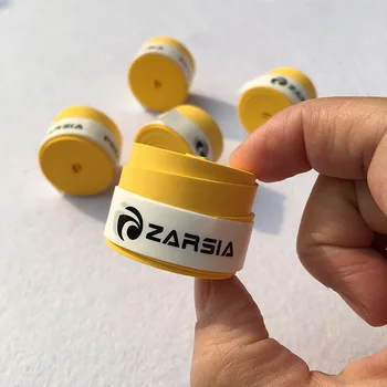 7шт (Желтый) Ручки для бадминтонных ракеток ZARSIA Dry feel, Накладки для теннисных ракеток, Теннисные захваты, Дышащая спортивная лента