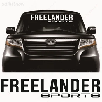 80x15 см, виниловая спортивная наклейка на лобовое стекло нового автомобиля, Светоотражающая наклейка, Аксессуары для укладки, украшения для Land Rover Freelander 1 2