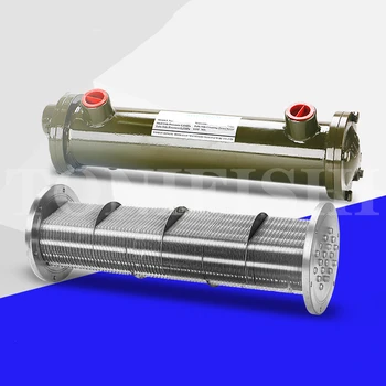 HKDL-P424 Тип трубки для гидравлического масла Алюминиевый охладитель воды для ламинирования, машина для литья под давлением, охладитель воды для гидравлической машины