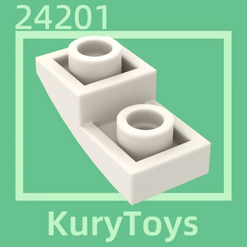 Kury Toys Сделай сам MOC для 24201 Детали строительного блока для наклона, изогнутые 2 x 1 x 2/3 перевернутые