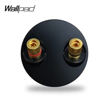 L6 Wallpad 5 цветов Аудио динамик Phono 2-контактный разъем Модуль Розетка Проводная панель DIY Бесплатная комбинация