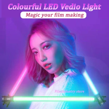 NanGuang RGB LED Tube Light Красочные спецэффекты для фотосъемки фильмов Удерживающая лампа для Vedio