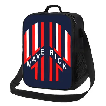 Top Gun Maverick Изолированная сумка для ланча для пикника на открытом воздухе, кинопленка, водонепроницаемый термоохладитель, коробка для Бенто, женщины, дети