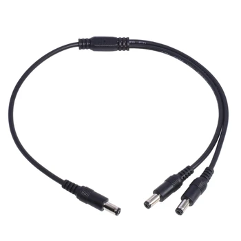 Y-образный кабель-разветвитель от 1 штекера к двойному штекеру 5,5 мм x 2,1 мм Удлинитель питания