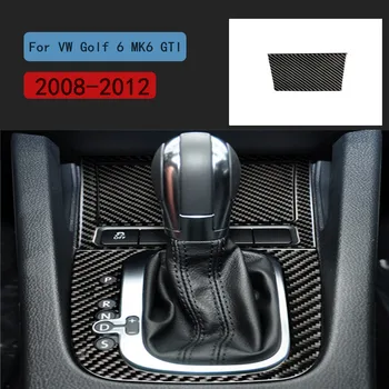 Автомобильная Наклейка На Панель Пепельницы Из Углеродного Волокна Для VW Golf6 GTI R MK6 2008 2009 2010 2011 2012 Аксессуары