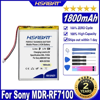 Аккумулятор HSABAT MDR-RF7100 емкостью 1800 мАч для аккумуляторов Sony MDR-RF7100 MDR-DS7000 MDR-DS7500