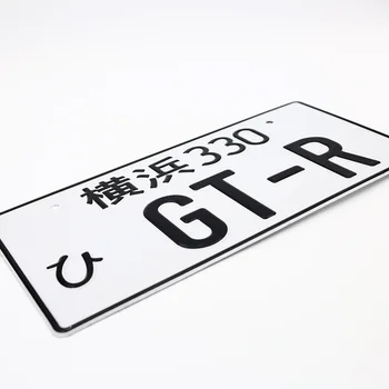 Алюминиевый номерной знак JDM в японском стиле, номерной знак для универсального автомобиля