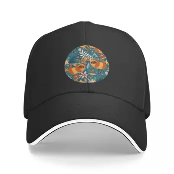 Бейсболка Happy Boho Sloth с цветочным рисунком, шляпы, шляпа дальнобойщика, солнцезащитная шляпа с защитой от ультрафиолета, детская шляпа, женские шляпы, мужские