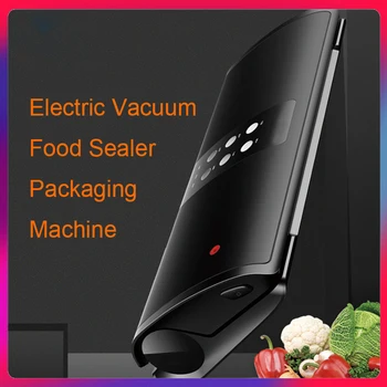 Вакуумный упаковщик Электрическая Упаковочная машина Бытовое Коммерческое Устройство для сохранения свежести продуктов 100-240 В Длина уплотнения 28 см