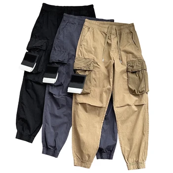 Весенне-летние новые мужские брюки-карго с несколькими карманами, высококачественные износостойкие повседневные брюки-карго 2023 года выпуска